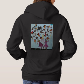 Pull À Capuche Peinture de femmes et de visages