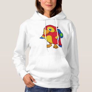 Pull À Capuche Perroquet avec sac à dos