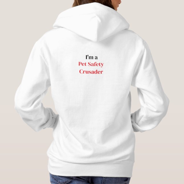 Pull À Capuche Pet Safety Crusader Women's Hoodie (Dos)