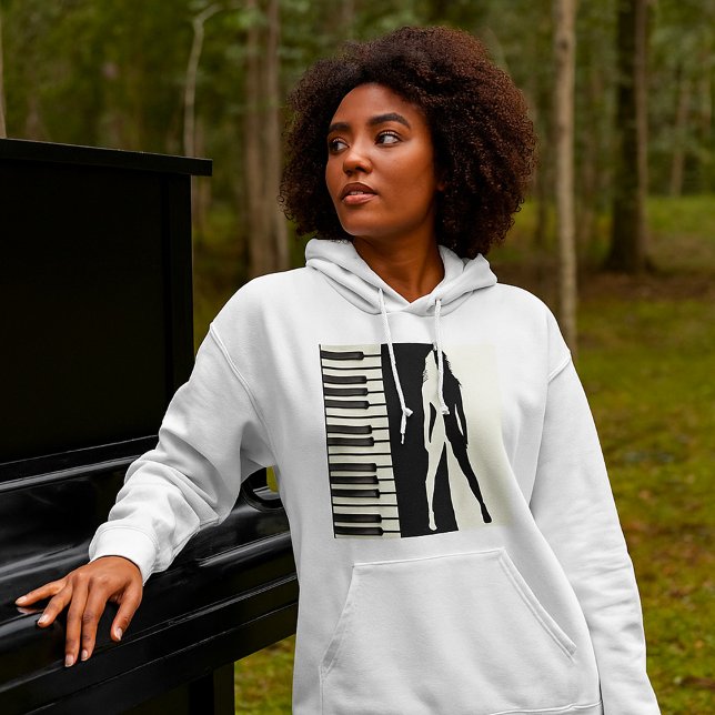 Pull À Capuche Piano Woman (Créateur téléchargé)