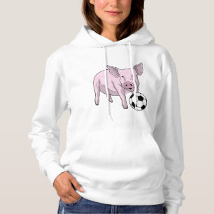 Pull À Capuche Pig Soccer joueur Soccer