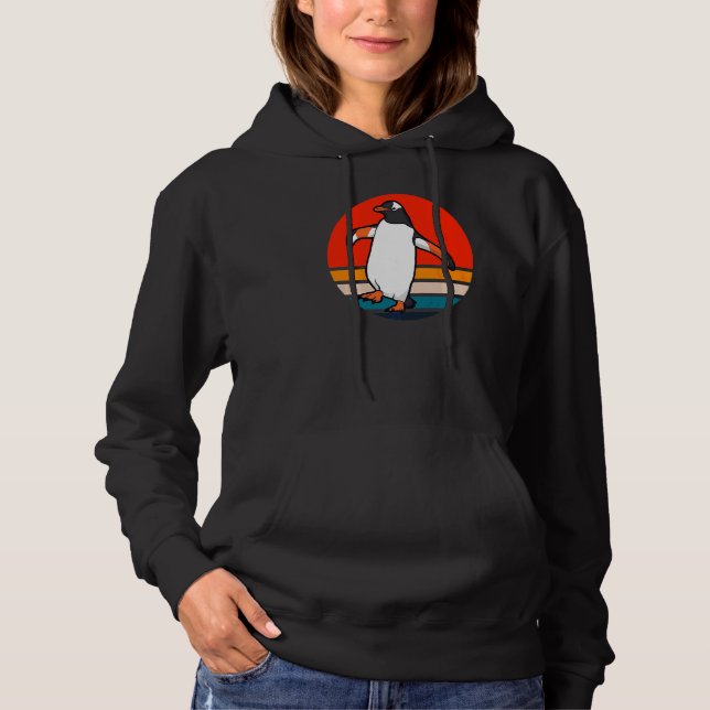 Pull À Capuche Pingouin vintage (Devant)