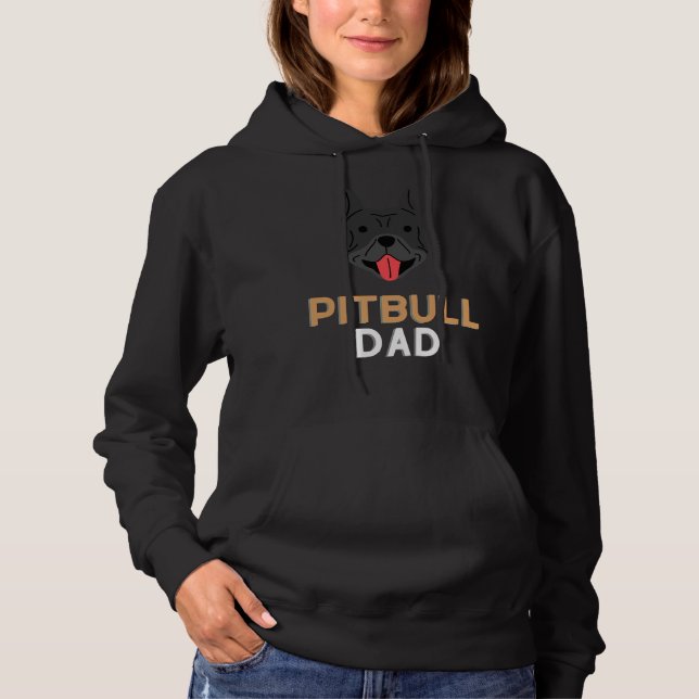 Pull À Capuche Pitbull Dad Classic 252 (Devant)