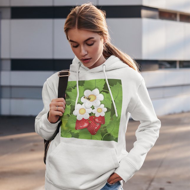 Pull À Capuche Plante de fraise (Créateur téléchargé)