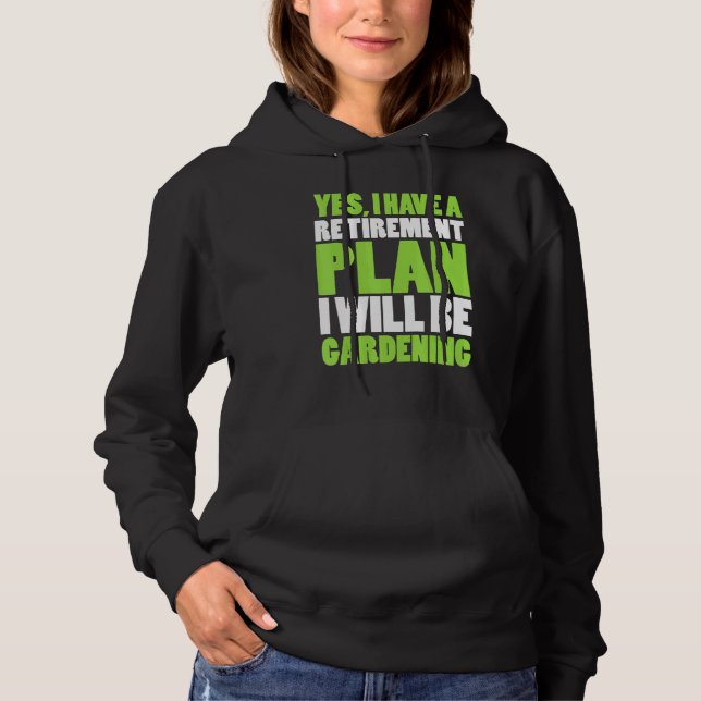 Pull À Capuche Plante - Jardin de retraite (Devant)