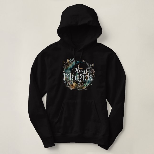 Pull À Capuche Plante Magick (Design devant)