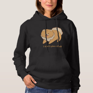 Pull À Capuche Pom Poméranien Je Ne Donne Pas Un Flux 20