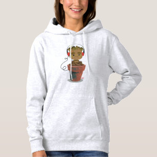 Pull À Capuche Porter un casque Groot