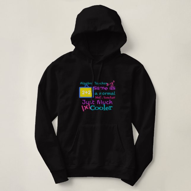 Pull À Capuche Professeur d'algèbre identique à un professeur de  (Design devant)
