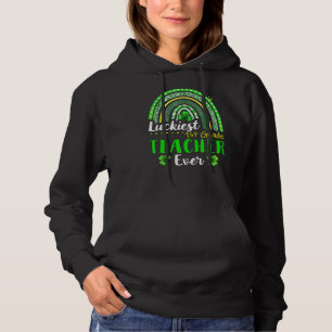 Pull À Capuche Professeur de 1ère année Luckiest toujours St Patr