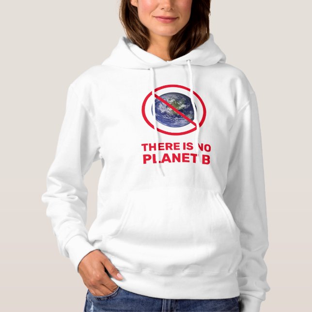 Pull À Capuche Progressiv No Planet B Climate Activist (Devant)