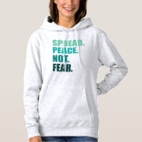 Propager la paix sans craindre le texte vert