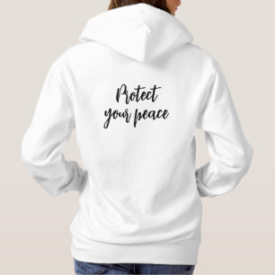 Pull À Capuche Protégez votre cote de paix Inspirationnelle