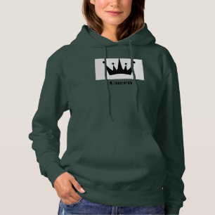 Pull À Capuche Queen personnalisé texte couronne image capuche De