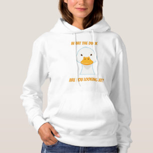 Pull À Capuche Qu'est-ce que le canard regardez-vous ?