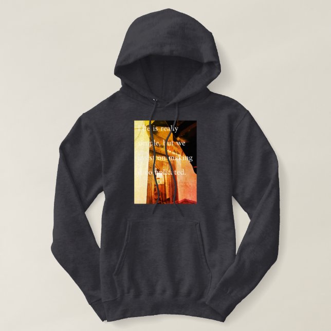 Pull À Capuche quote  (Design devant)