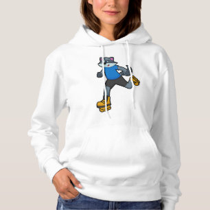 Pull À Capuche Racon comme patineur avec patins en ligne