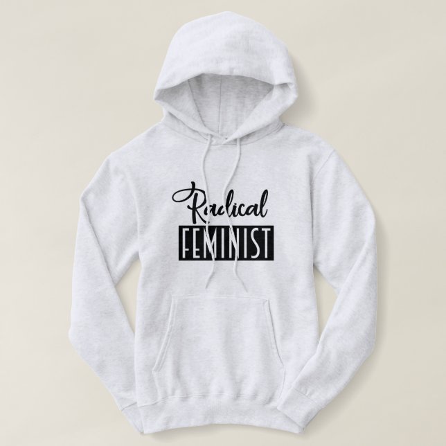 Pull À Capuche Radical féministe (Design devant)