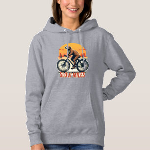 Pull À Capuche Randonnée de montagne aventure vintage cyclisme pa