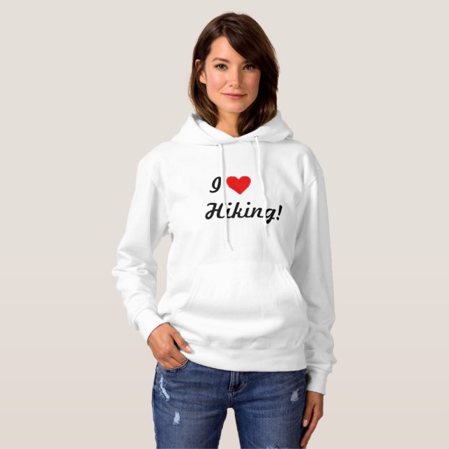 Pull À Capuche Randonnée IHEART (Devant entier)