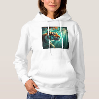 Pull À Capuche Rayures abyssales