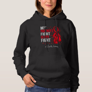 Pull À Capuche Red Ribbon Partenaire Vasculitis Sensibilisation