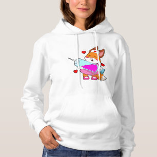 Pull À Capuche Renard comme infirmière avec seringue
