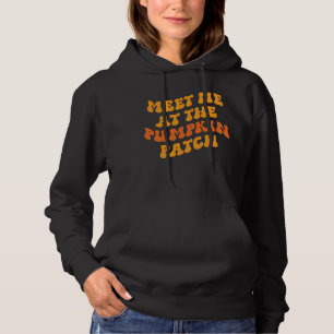 Pull À Capuche Rencontrez-Moi Au Patch Citrouille