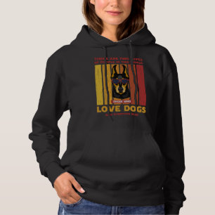 Pull À Capuche Retro Doberman deux types de personnes