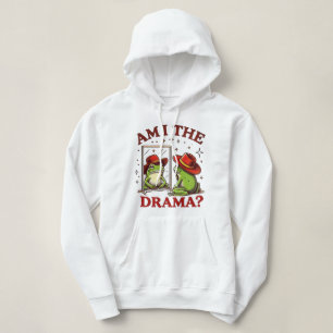 Pull À Capuche Retro Frog Vibes : Suis-je le drame?