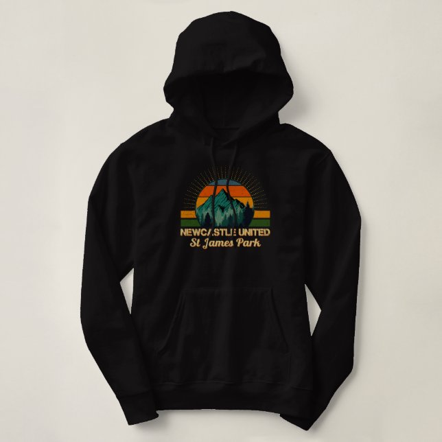 Pull À Capuche Rétro Newcastle United St James Park Moutains (Design devant)