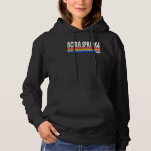 Pull À Capuche Retro Vintage les années 70 80s Style Nora Springs