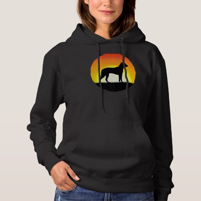 Pull À Capuche Rhodesian Ridgeback Chien Retro 10 (Devant)