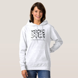 Pull À Capuche Rio Grande Bird Petroglyphes