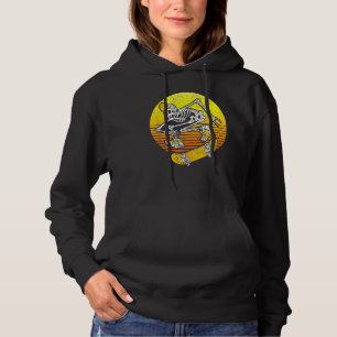 Pull À Capuche Rocker Skateur Casquette de squelette Cool Hallowe