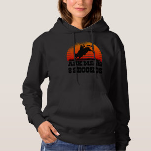 Pull À Capuche Rodeo Western Cowboy Wild West Retro Bull