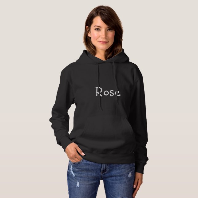 Pull À Capuche Rose (Devant entier)