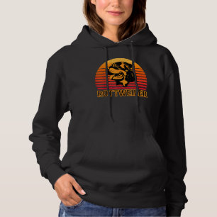Pull À Capuche Rottie Squad Rottweiler Chien Maman Papa Amour