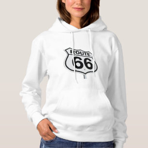 Pull À Capuche Route 66 sweatshirt à capuchon féminin.