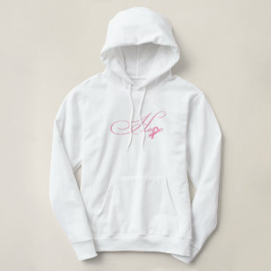 Pull À Capuche Ruban rose - espoir