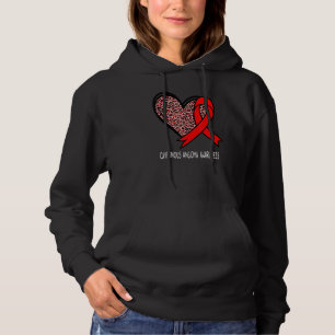 Pull À Capuche Ruban Rouge de Sensibilisation à l'Angiome Caverne