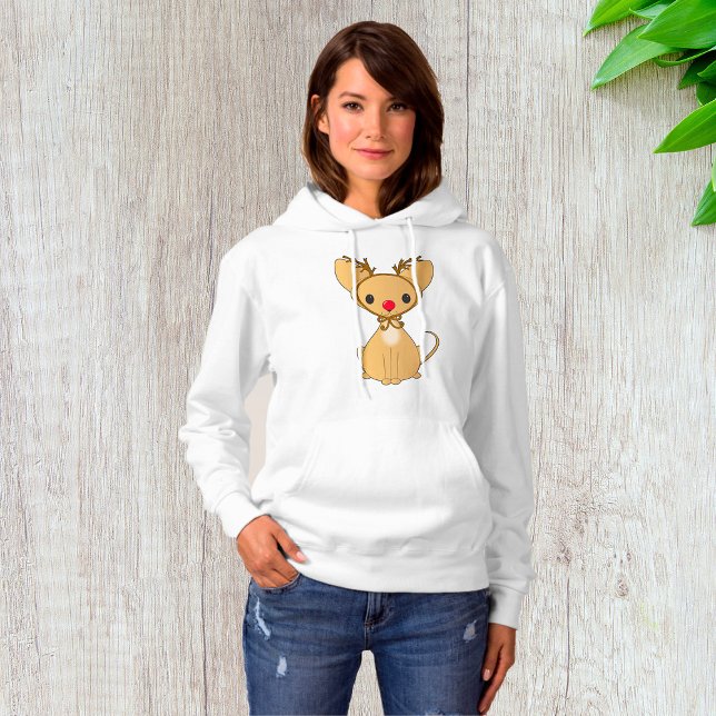 Pull À Capuche Rudolf Chihuahua (Créateur téléchargé)