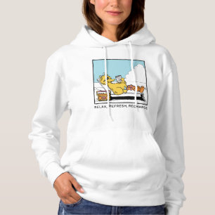 Pull À Capuche Rue Sésame Big Bird Relax Refresh Recharge