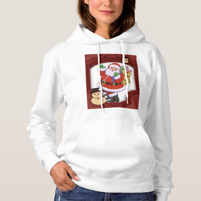 Pull À Capuche Santa Claus (Devant)