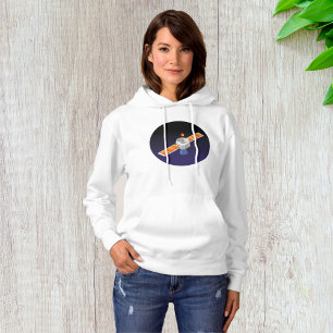 Pull À Capuche Satellite dans l'espace