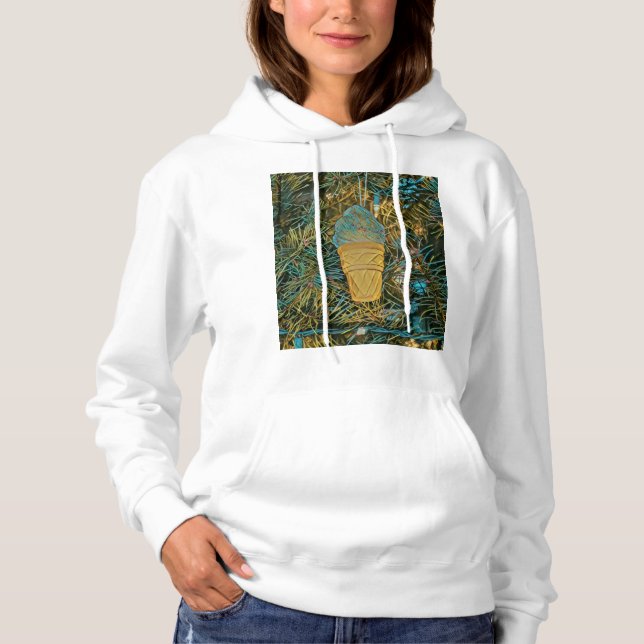 Pull À Capuche Saupoudrer de crème glacée (Devant)