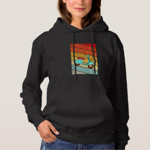 Pull À Capuche Scooter électrique Vintage Retro Sunset Electric M