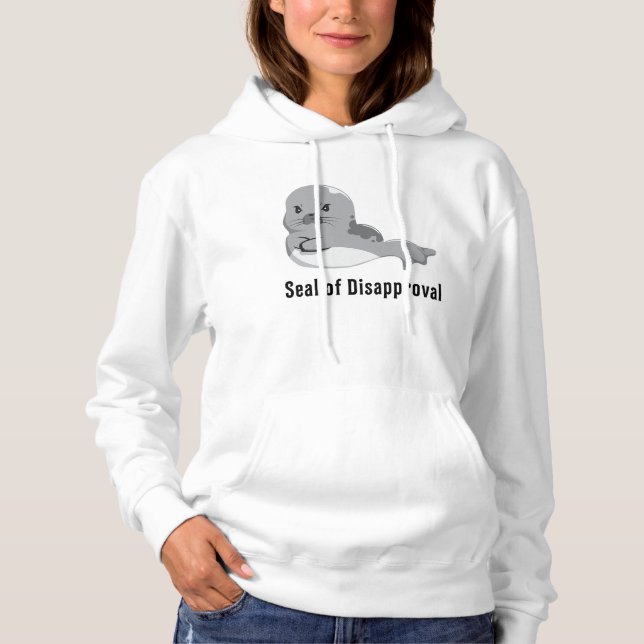 Pull À Capuche Seal Lover Vie marine animal mignon mer Seals Cade (Devant)