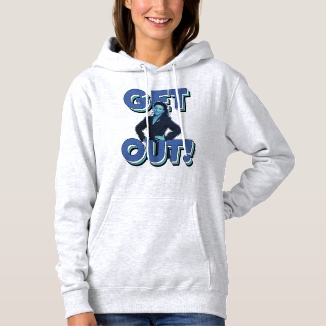 Pull À Capuche Seinfeld | Elaine - Sortez ! (Devant)