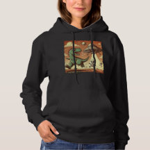 Selfie Dino UFO : Panique Vintage (Sweat - shirt à